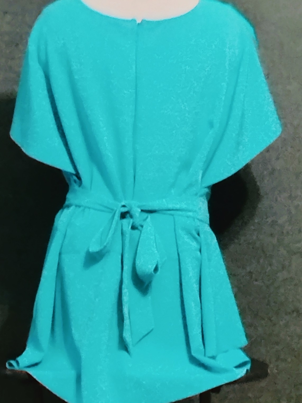 Lane Bryant Teal Scoop Neck Blouse